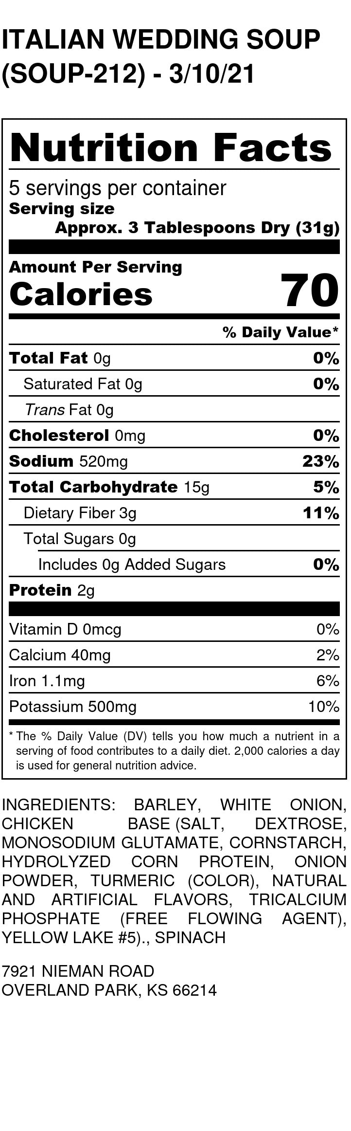 Italian Wedding Soup Mix (2)