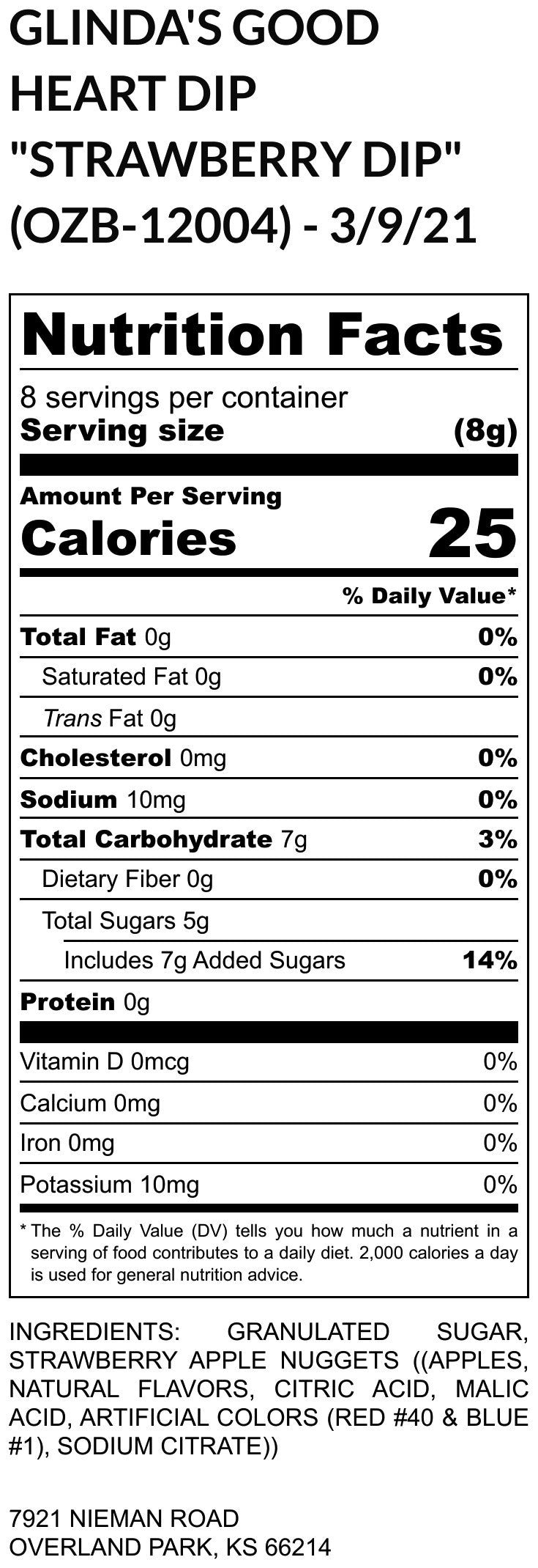 Glinda's Dreamy Raspberry Fruit Dip