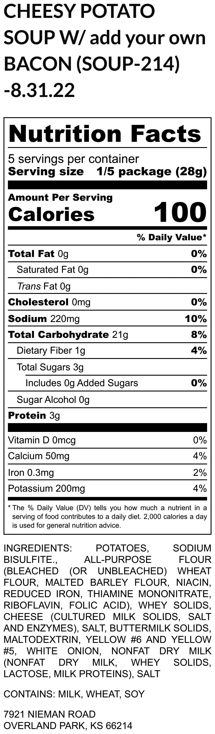 Cheesy Potato Soup Mix (2)