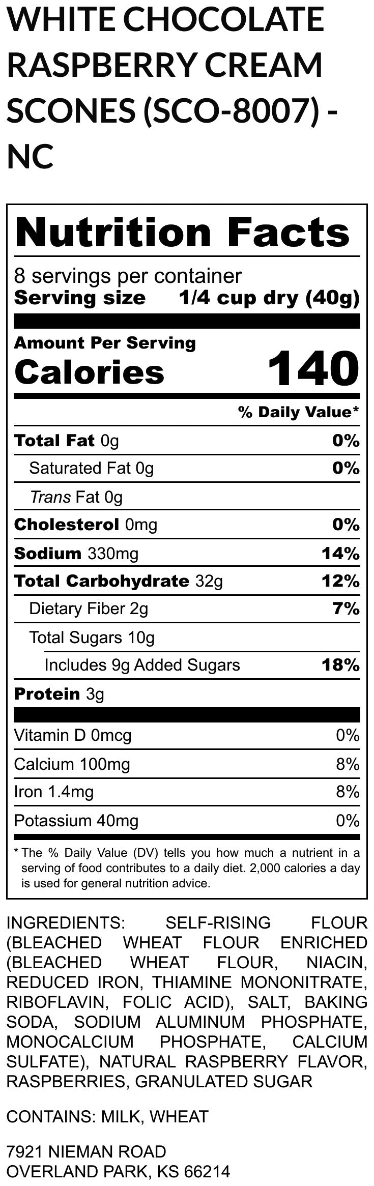 White Chocolate Raspberry Cream Scone Mix (2)