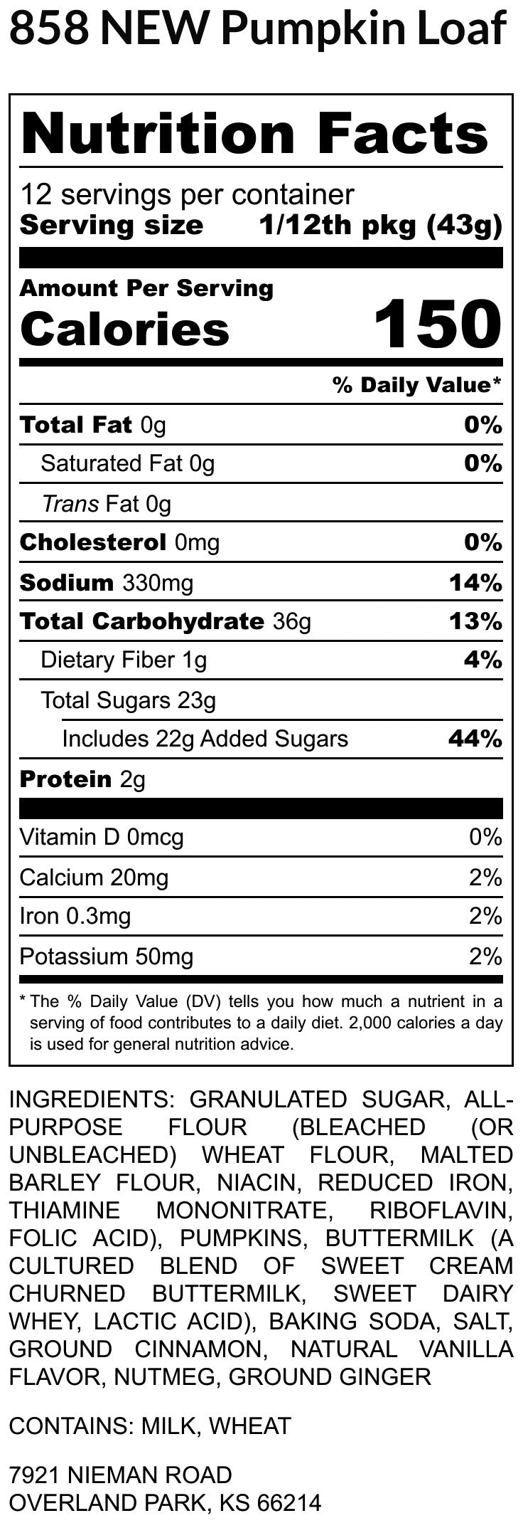 Pumpkin Quick Bread Mix (2)