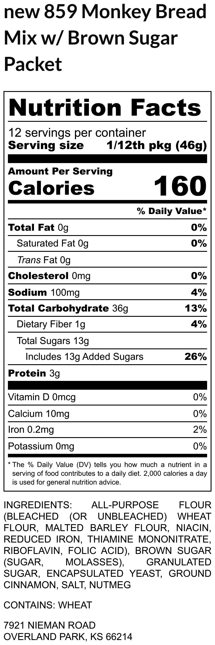 Monkey Bread Quick Bread Mix (2)