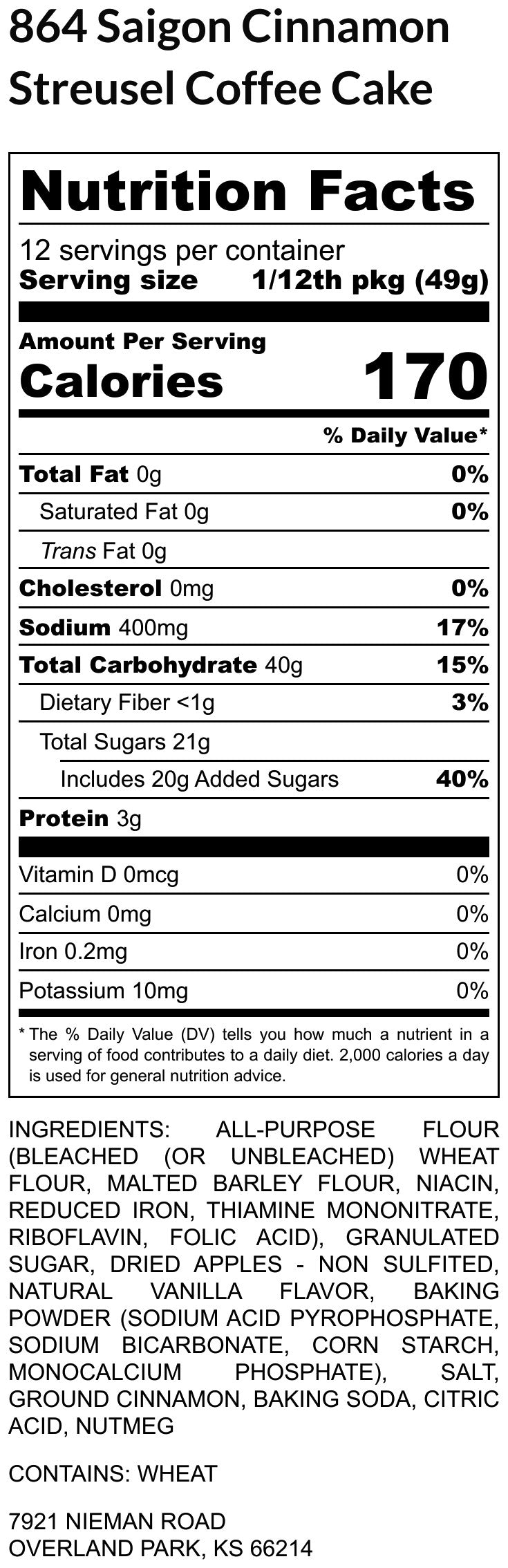 Saigon Cinnamon Apple Coffee Cake-New (2)