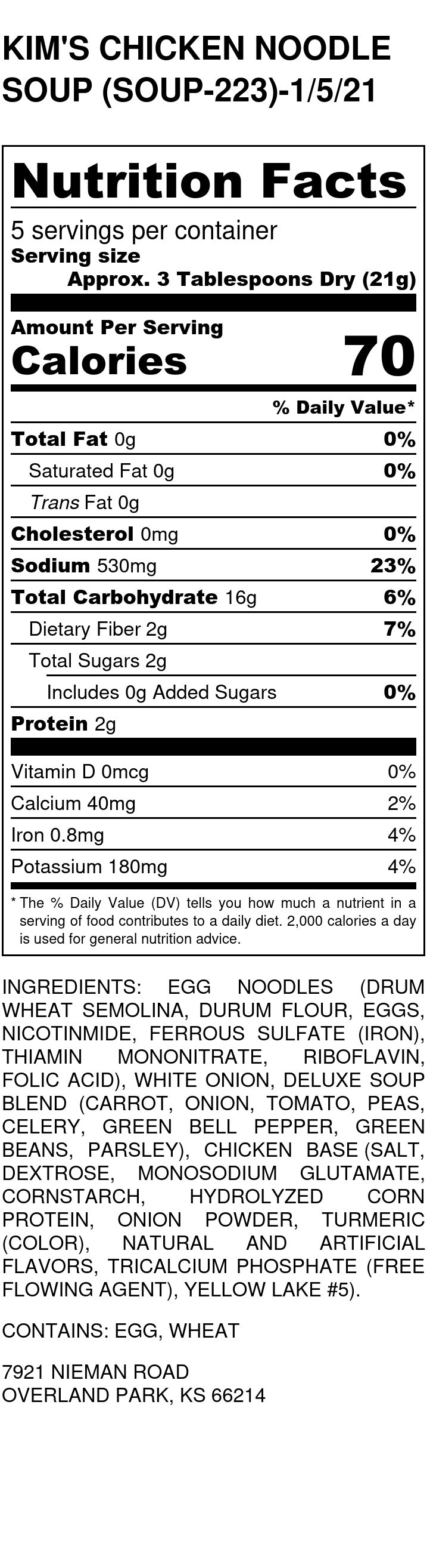 Chicken Noodle Soup Mix (2)
