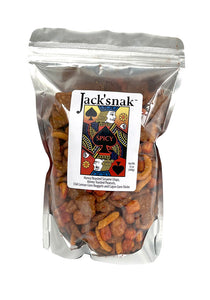 Jack'Snak Spicy Resealable Bag 12 oz. (Pack of 4)
