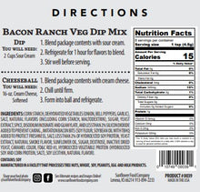 Load image into Gallery viewer, Bacon Ranch Vegetable Dip Mix (2)

