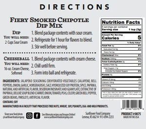 Fiery Smoked Chipotle Vegetable Dip Mix (2)