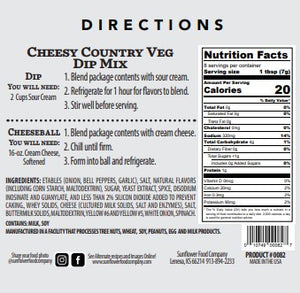 Cheesy Country Vegetable Dip Mix (2)