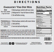 Load image into Gallery viewer, Garlicky Vegetable Dip Mix-Multiple Uses in 1 Packet! (2)
