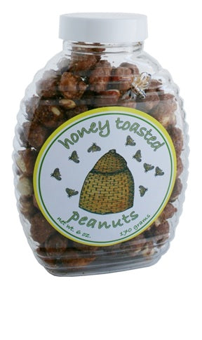Honey Toasted Peanuts - 6oz - Jar (Pack of 4)