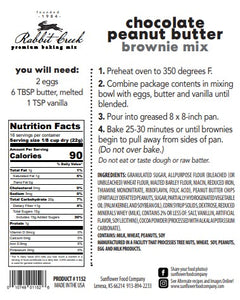 Chocolate Peanut Butter Brownie Mix (2)