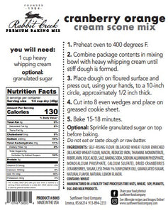 Cranberry Orange Cream Scone Mix (2)