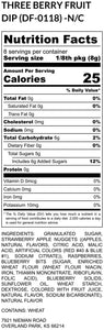 Three Berry Fruit Dip Mix--Multiple Products in 1 Packet (2)