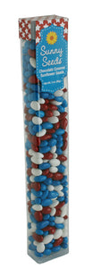 Patriotic colored Sunny Seed® in 3 oz tubes (4 pack)