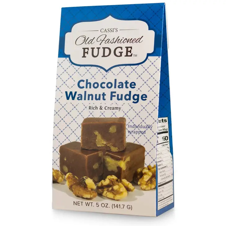 Old Fashioned Chocolate Walnut Fudge 5 oz Gable Box (Pack of 2)