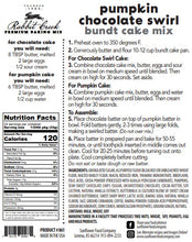 Load image into Gallery viewer, Pumpkin Chocolate Swirl Bundt Cake-New (2)
