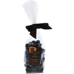Espresso du SOLEIL-Dark Chocolate Espresso Beans 6 oz bag/bow (Pack of 2)